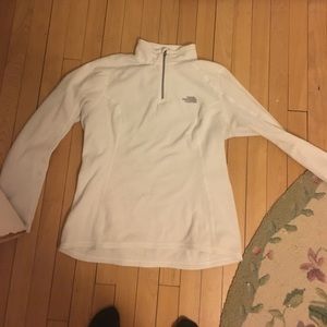 White Northface fleece